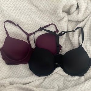 Lightly lined T back bras